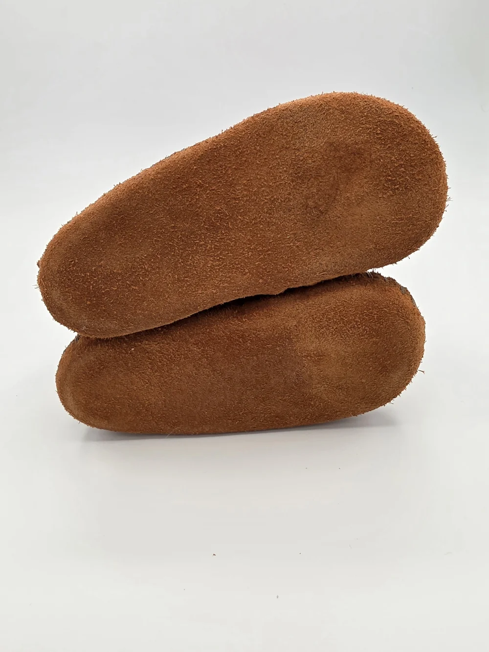 Minnetonka Suede Fringe Leather Moccasin Booties Infant Size 3 New without Tags